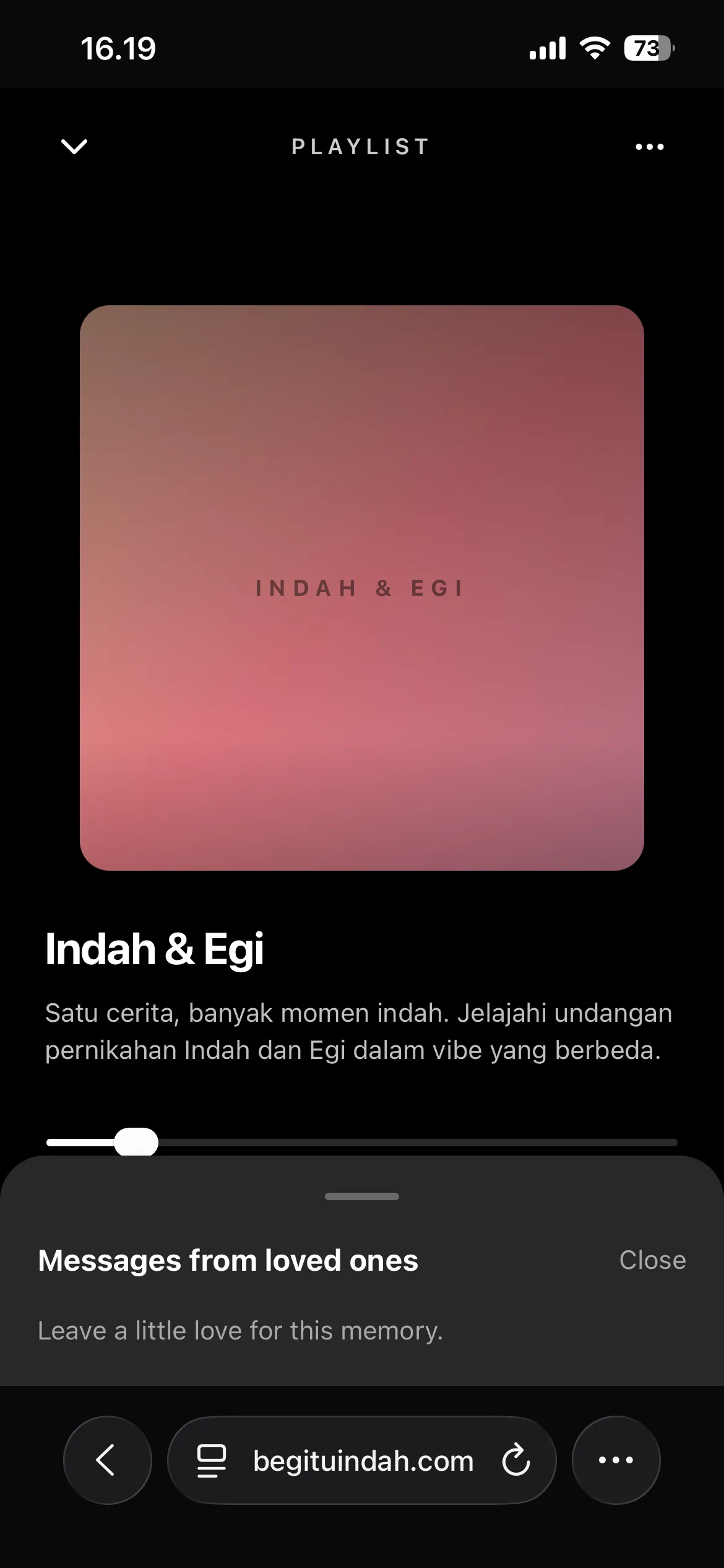 Tampilan 3 tema Playlist